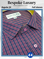 Arvind Fabric Pink Check Formal Shirt