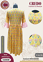 Printed cotton dress Printed cotton dress