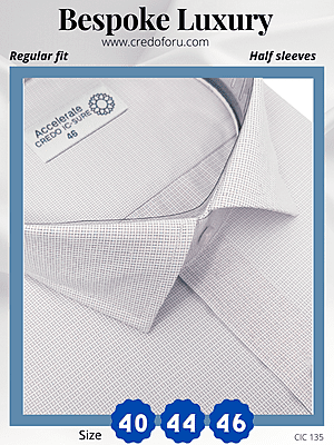 Raymond Fabric Mauve Texture Half Sleeves Formal Shirt