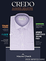 Mauve Check Formal Shirt