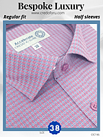 Raymond Fabric Pink Texture Formal Shirt
