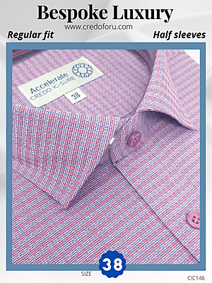 Raymond Fabric Pink Texture Formal Shirt