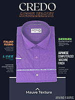 Arvind Fabric Mauve Texture Formal Shirt