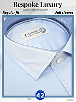 Credo Light Blue Formal Shirt