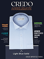 Credo Light Blue Formal Shirt