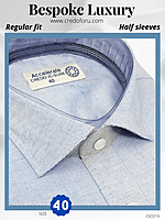 Light Blue Half Sleeve Formal Shirt