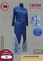 Blue Denim Flared pant Blue Denim Flared pant