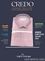 Men full sleeves pink colour formal shirt