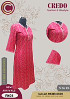 Cotton Pink Kurti