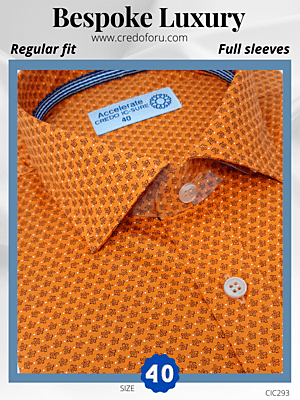 Arvind Fabric Black Floral Print On Orange