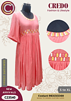 Muslin orange dress Muslin orange dress