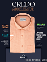 Peach Colour Formal Shirt