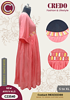 Muslin orange dress Muslin orange dress