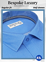 Raymond Fabric  Blue Formal Shirt