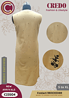 Beige khadi cotton kurti