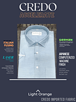 Men half sleeves gray colour formal shirt