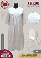 Khadi cotton white kurti