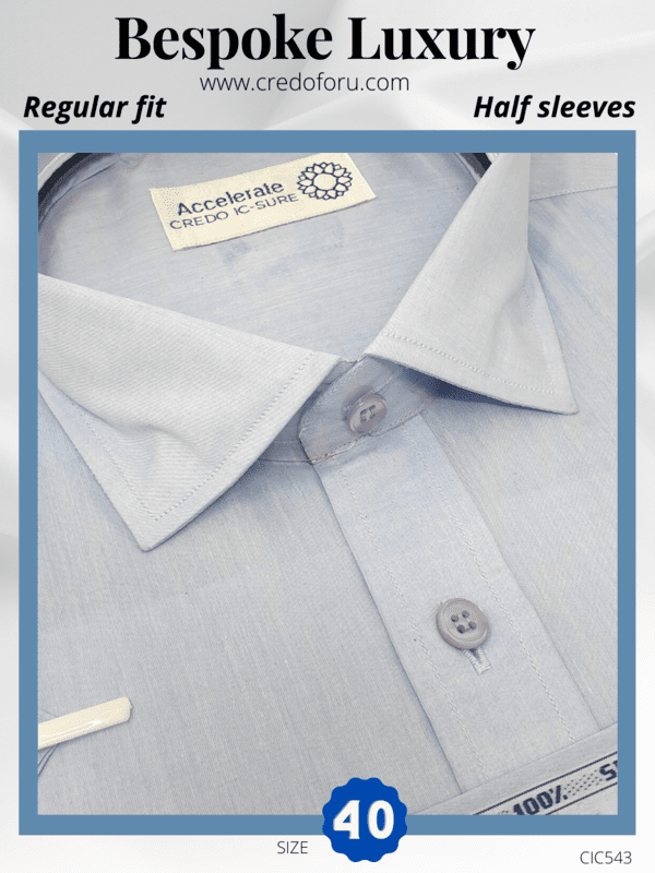 Raymond Light Sky Blue Formal Shirt Raymond Light Sky Blue Formal Shirt