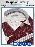Arvind Fabric Maroon Printed Half Sleeve Shirt(613) Arvind Fabric Maroon Printed Half Sleeve Shirt(613)