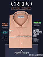Raymond Fabric Peach Texture Formal Shirt