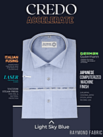 Raymond Light Sky Blue Formal Shirt Raymond Light Sky Blue Formal Shirt