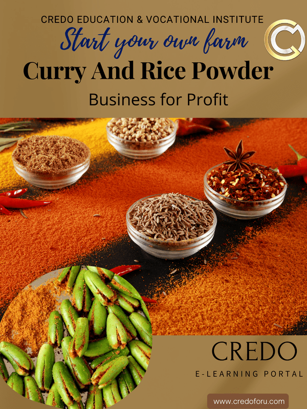 MSME: CURRY & RICE POWDER MSME: CURRY & RICE POWDER