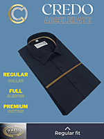 Raymond Fabric Solid Black Formal Shirt