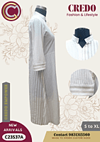 Khadi striped kurti Khadi striped kurti