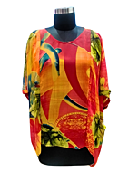 women's multi color kaftan