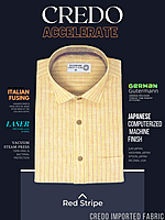 Red & Yellow Stripe Formal Shirt