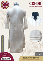 Khadi striped kurti Khadi striped kurti