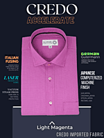 Light Magenta Formal Shirt