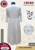 white muslin embroidered dress