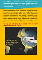 Practical Training on Fashion Designing Practical Training on Fashion Designing