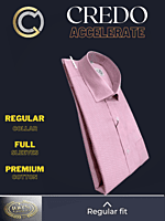 light pink formal half sleves shirt