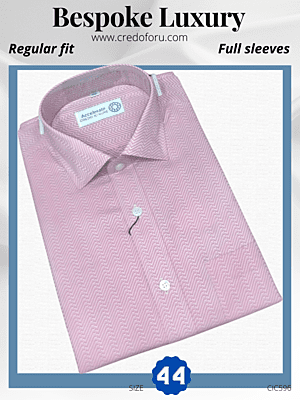 light pink formal half sleves shirt