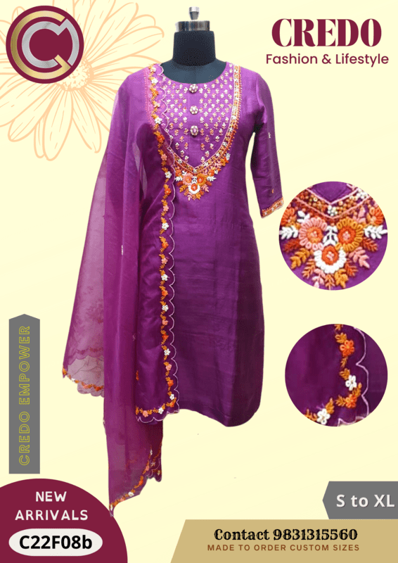 Purple Kurti (C22-f08) Purple Kurti (C22-f08)