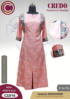 Light pink Kurtis (C22-F16)