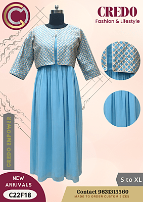 SKY BLUE KURTIS (C22-F18)