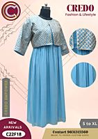 SKY BLUE KURTIS (C22-F18) SKY BLUE KURTIS (C22-F18)