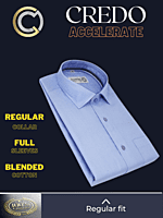 Light Blue & White Formal Shirt