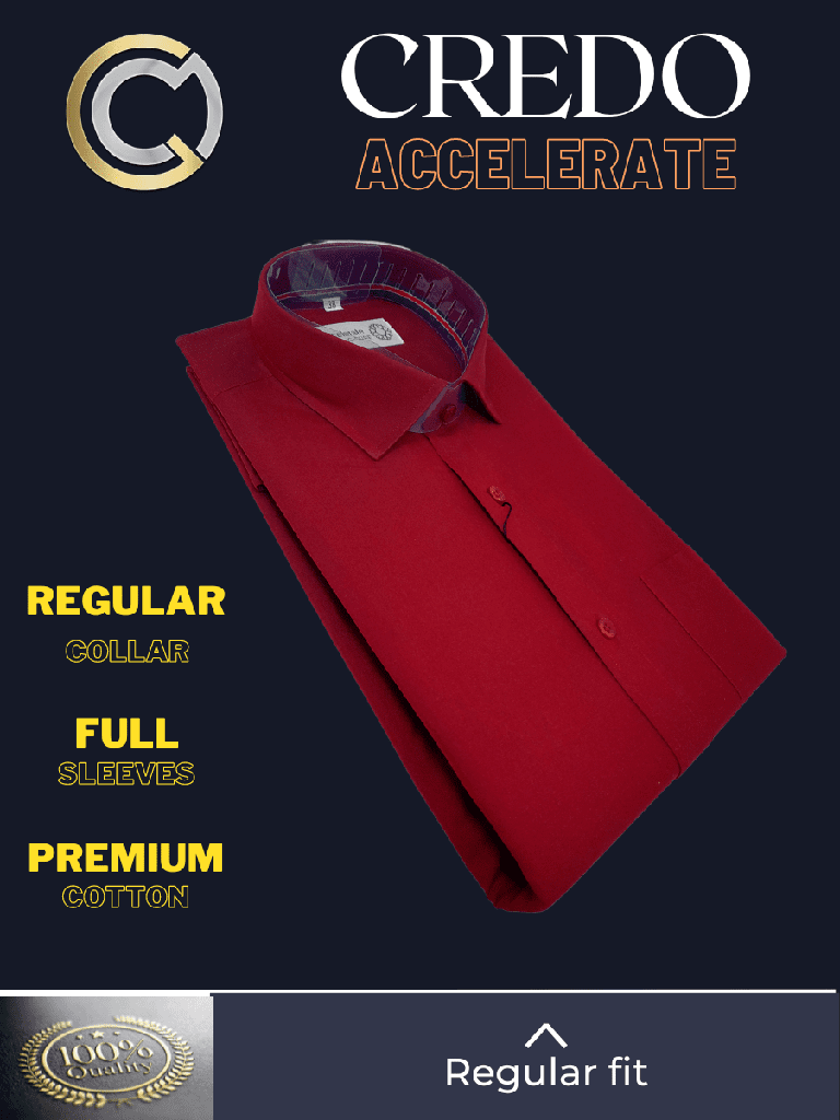 Credo Imported Maroon Full Sleeve Shirt(641)_2.jpg