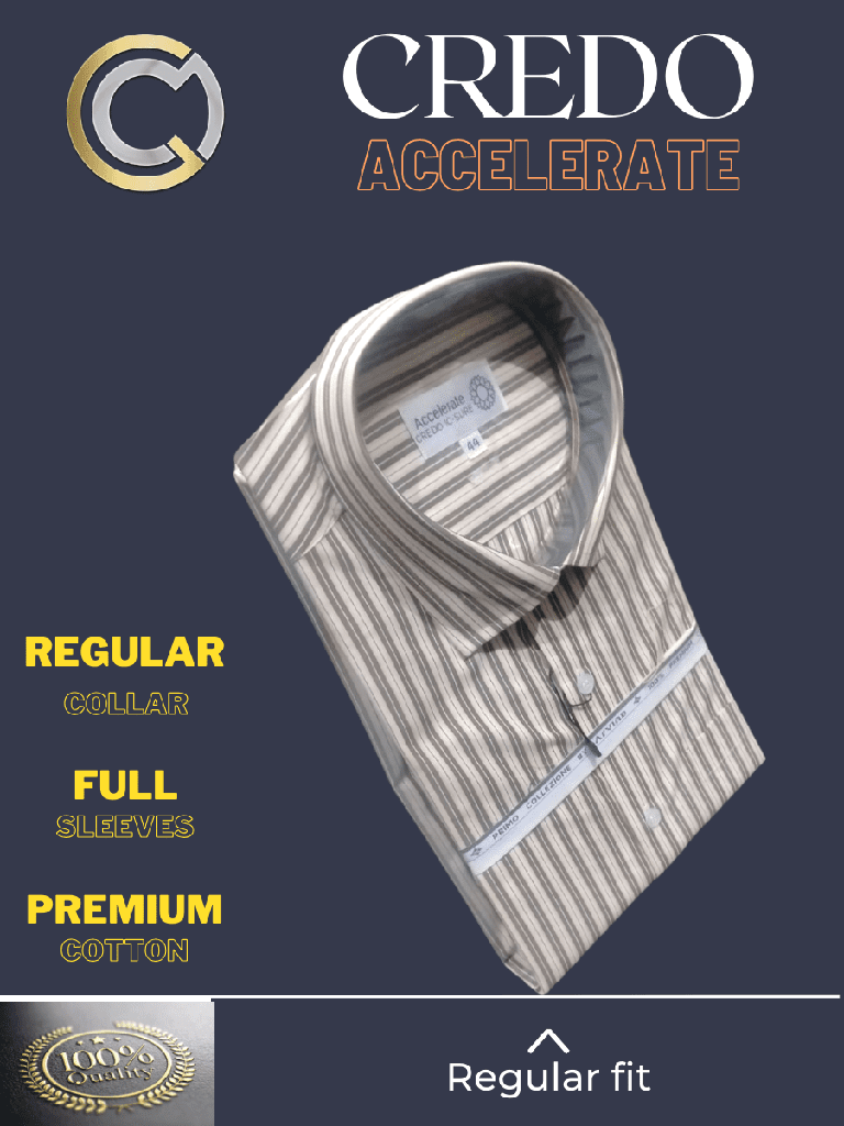 Dark gray striped full sleeves formal shirt_2.jpg