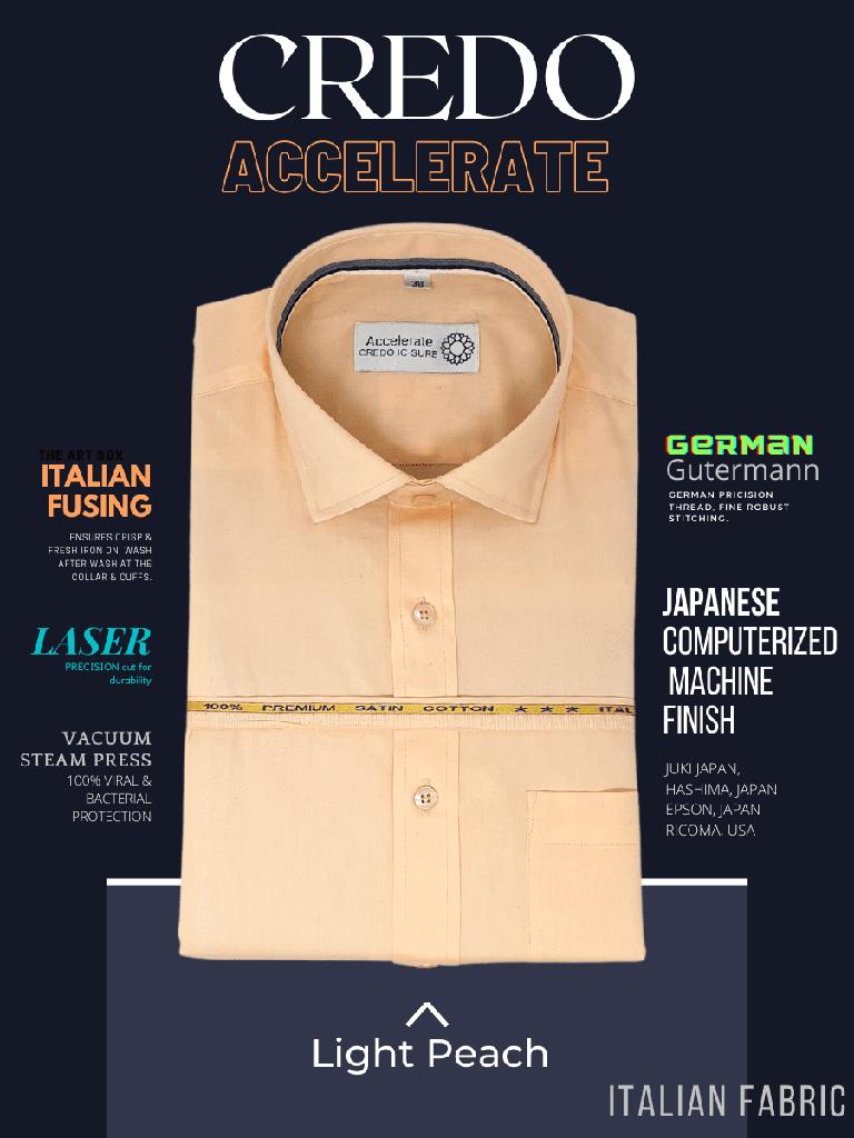 Italian Fabric Light Peach Formal Shirt_1.jpg