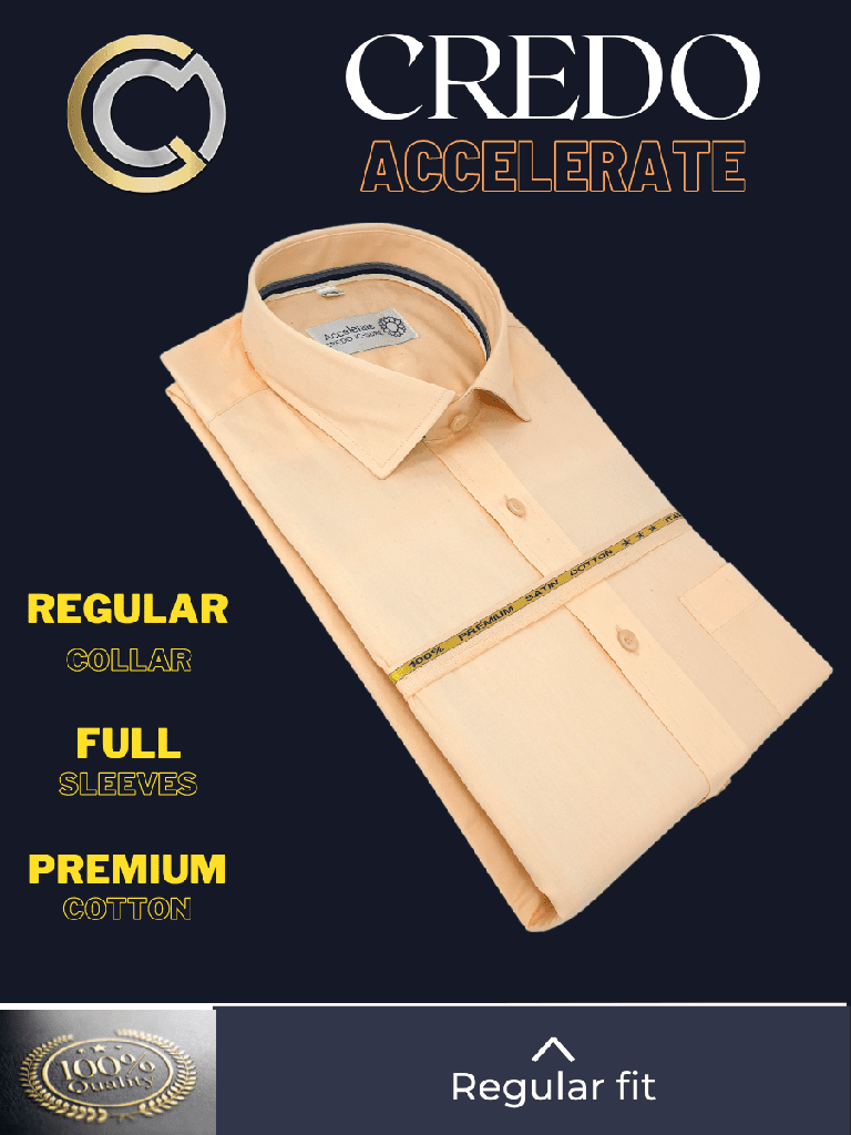 Italian Fabric Light Peach Formal Shirt_2.jpg