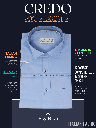 Italian Fabric sky Blue Half Sleeve Shirt(649)_1.jpg