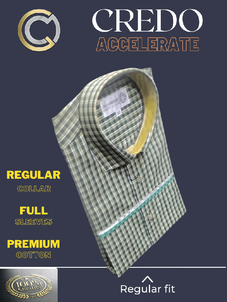 Green black checked full sleeves shirt_2.jpg