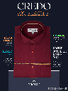 Italian fabric Maroon Formal Shirt_1.jpg