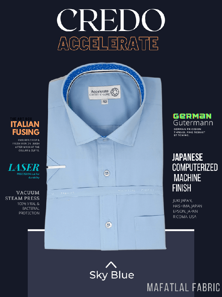 Mafatlal Fabric Sky Blue Formal Shirt_1.jpg