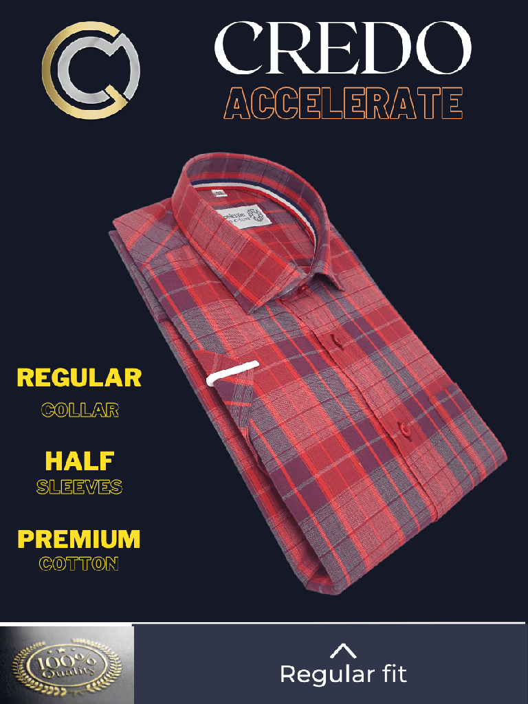Maroon Check Full Sleeve Formal Shirt_2.jpg